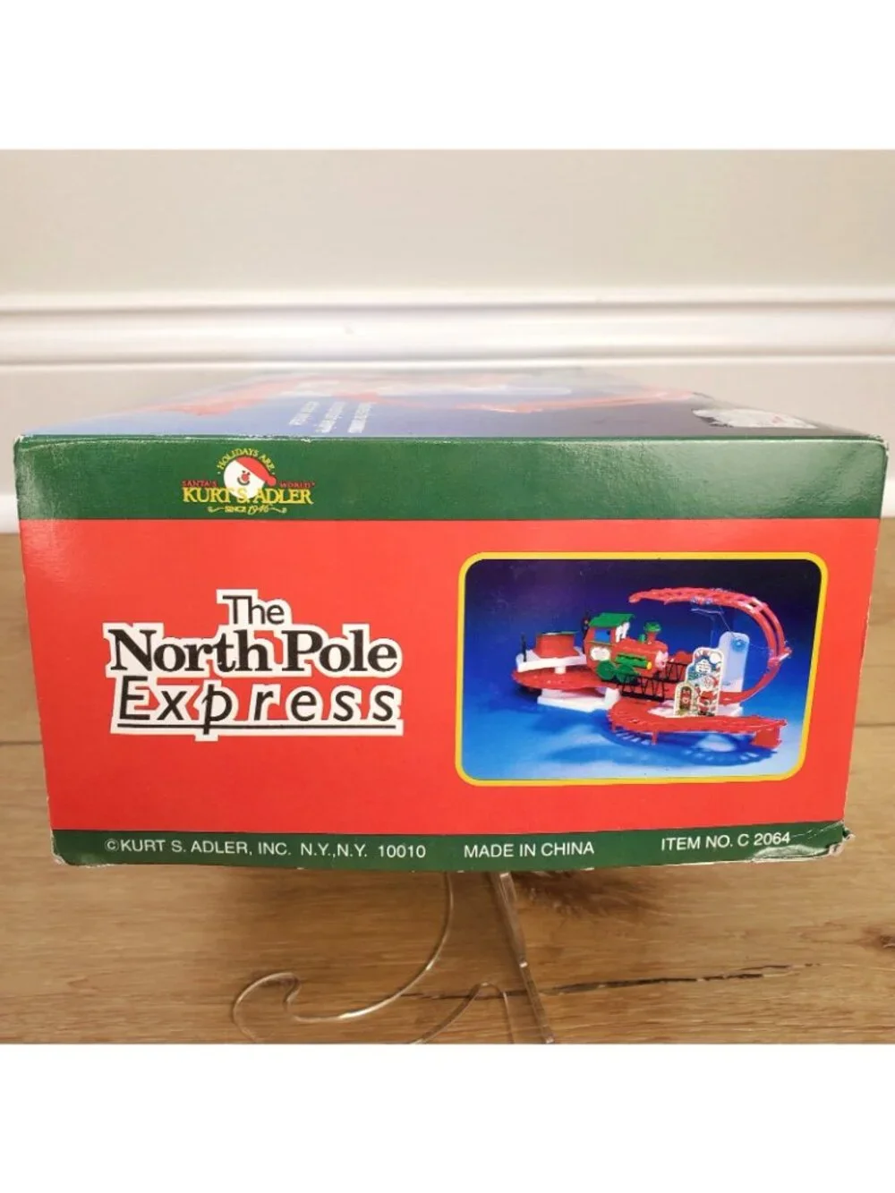 Kurt Adler Musical North Pole Express Train Set (as seen Baby Einstein) Whistle